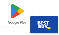 Google Play Gift Card with a Best Buy Gift Card