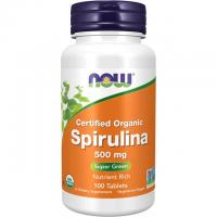 Now Foods Organic 500mg Spirulina Tablets