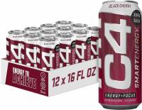 C4 Black Cherry Smart Energy Drink 12 Pack