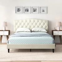 Adal Upholstered Platform Queen Bed Frame