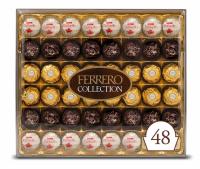 Ferrero Rocher Collection Fine Hazelnut Milk Chocolates Gift Box