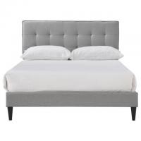 Aquilla Tufted Upholstered Low Profile King Bed Frame