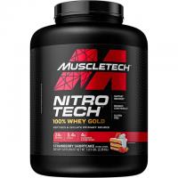 MuscleTech Nitro-Tech Strawberry Whey Gold Protein Powder