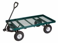 One Stop Gardens Mesh Deck Steel Wagon