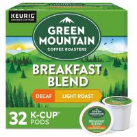 Green Mountain Light Roast Decaf K-Cups Coffee Pods 64 Pack