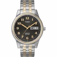 Timex Mens Charles Street Two-Tone Expansion Band Watch