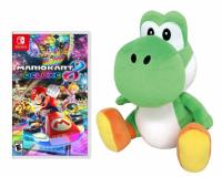 Mario Kart 8 Nintendo Switch with Yoshi Plush