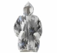 Coleman Gray Wearable Throw Blanket Hoodie