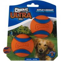 Chuckit Ultra Rubber Ball Tough Dog Toy 12 Pack