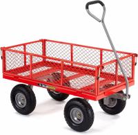 Gorilla Carts GOR800-COM 800 Pound Steel Utility Cart