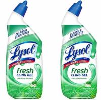 Lysol Toilet Bowl Cleaner Gel Forrest Rain Scent 2 Pack