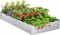 Mr Ironstone Galvanized Steel Raised Garden Bed