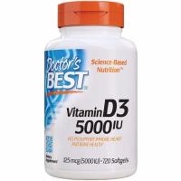 Doctors Best Vitamin D3 5000 IU Softgels