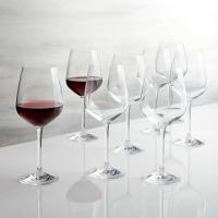 Crate and Barrel Nattie Red Wine Glasses Set of 8