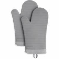 KitchenAid Ribbed Soft Silicone Oven Mitt Set 2-Piece