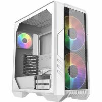 Cooler Master HAF 500 White Steel Tempered Glass ATX Computer Case