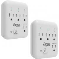 KMC 4-Outlet WiFi Smart Plugs with Energy Monitoring 2 Pack