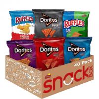 Frito Lay Ruffles Doritos Mix Variety 40 Pack