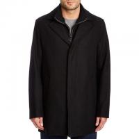 Cole Haan Mens Classic Melton Top Coat