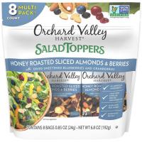 Orchard Valley Harvest Salad Topper Honey Roasted Almonds 8 Pack