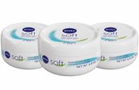 Nivea Soft Cream for Body Face and Hand 3 Pack