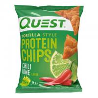 Quest Nutrition Tortilla Style Protein Chips Chili Lime 12 Pack