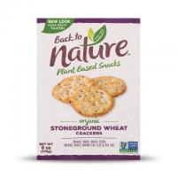 Back to Nature Crackers Organic Stoneground Wheat Crackers