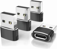 Elebase USB-A to USB-C Adapter 4-Pack