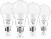 Brightever 100W Equilivant A19 E26 LED Light Bulbs 4 Pack