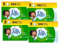 Puffs Plus Lotion Facial Tissues 32 Pack