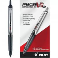 Precise V5 RT Retractable Liquid Ink Rolling Ball Pens 12 Pack