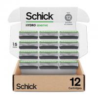 Schick Hydro Mens Sensitive Razor Refills 12 Pack