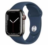 Apple Watch Series 7 Cellular Abyss Blue MKHJ3LLA 41mm Smart Watch