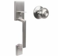 Defiant Castle Entrance Door Handleset with Hartford Interior Knob