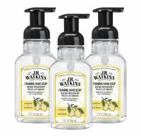 JR Watkins Foaming Hand Soap with Pump Dispenser 3 Pack