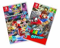 Mario Kart 8 Deluxe or Super Mario Odyssey Nintendo Switch