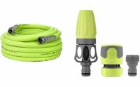 Flexzilla Garden Hose 5/8 50ft Garden Hose with Nozzle Kit