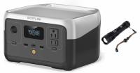 EF Ecoflow 256Wh Portable Power Station River 2 + Flashlight