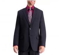 Haggar Travel Performance Heather Twill Tailored Suit Jacket