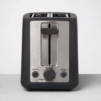 Made By Design 2 Slice Wide Slot Stainless Steel Toaster