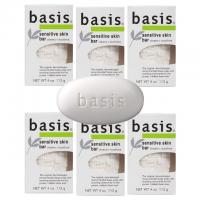 Basis Sensitive Skin Bar Soap with Chamomile and Aloe Vera 12 Pack