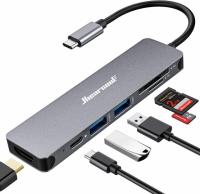 Hiearcool 7-in-1 USB C Hub with 4K HDMI