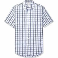 Amazon Essentials Cotton Mens Slim-Fit Short-Sleeve Shirt