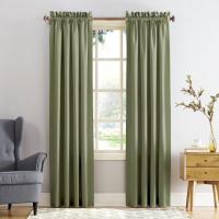 Sun Zero Barrow Energy Efficient Rod Pocket Curtain Panel Pair