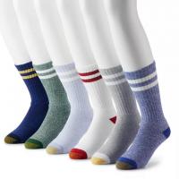 Kohls Mens GoldToe 6-Pack Harrington Crew Socks