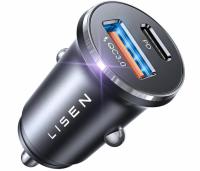 Lisen USB-C 48W Fast Charge Car Charger