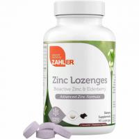 Zahler Delicious Chewable Elderberry Zinc Lozenges