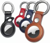 Apple AirTag Leather Key Ring Genuine Brand 2 Pack