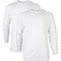 Gildan Mens Ultra Cotton Long Sleeve T-Shirts 2 Pack