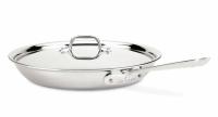 All-Clad 12in D3 3-Ply Stainless Steel Fry Pan